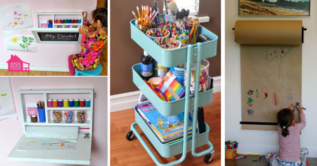 kącik plastyczny dla dziecka